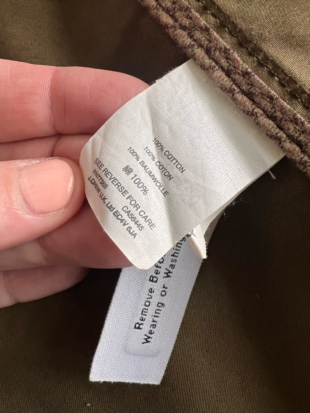 J. Crew Olive Brown Waxed Cotton Military Women’s XL Boyfriend Field Jacket - Picture 7 of 12